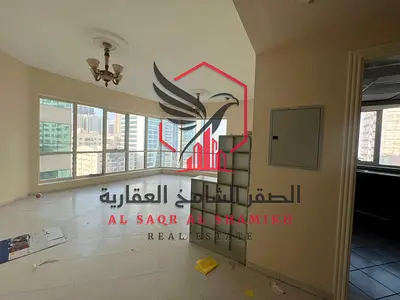شقة للإيجار غرفة وصالة في المجاز 3 تكييف مجانا مع جيم ومسبح مجانا إطلالة مميزة
