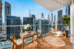 1BR Near Dubai Mall LED side Burj View