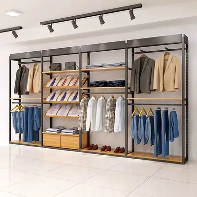 Hexadecimal Boutique Clothing Rack Display Furniture & Fitout