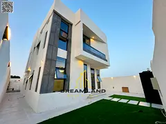Luxury villa for sale in Al Zahia area, 5 bedrooms, living room and majlis, registration fees includ