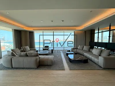 Ultra Luxury Furnished | 3BR+Maid I Full Palm View