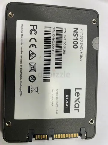 Lexar NS100 512GB 2.5" SATA SSD - Good Working Condition