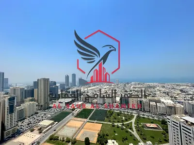 أروع شقة للإيجار أربع غرف وصالة في المجاز 3 تكييف مجانا وباركن مجانا مع جيم ومسبح مجانا وبلكونة بإطلالة روعة