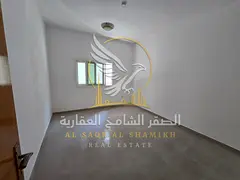 Two bedrooms and a living room in Al Khan area Central air conditioning, spacious, ready to move in