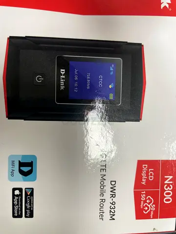 D-Link DWR-932M N300 4G LTE Mobile Router with LCD Display