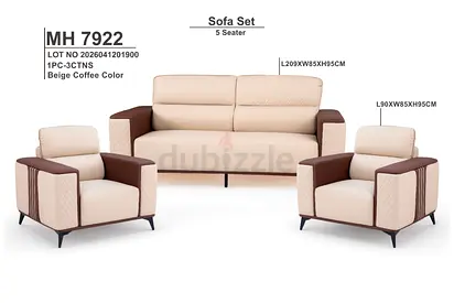 Brand new High Quality Five seater Pu Office sofa set Available