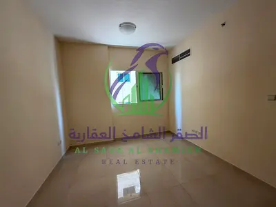 غرفة وصالة للإيجار السنوي في القصباء الشارقة بالقرب من اللفاح مع باركينغ خاص موقع مميز قريب من قناة القصباء