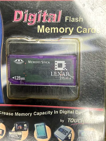 Lexar 128MB Memory Stick - Vintage Flash Memory (Used)