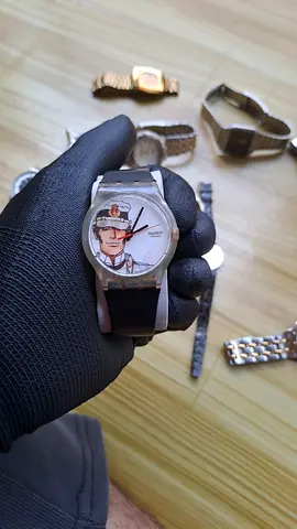 Swatch Watch SUJZ 106 Corto Maltese 38mm 2007 Mint Condition Working strap original buckle change