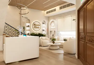 Bingo Unimpaired Dental Clinic Reception Furniture and Gypsum Partition Renovation
