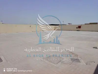 **Awtat for rent in Sajaa | 10,000 sq ft | 25kW electricity | Office and bathroom | Strategic location | All activities available**