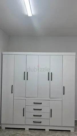 Bedroom (king size bed, 6 door waredrobe and dresser)