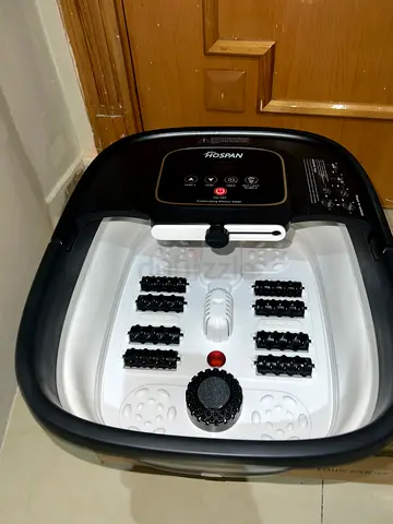 Hospan Electric Foot Spa Massager with Heat and Rollers