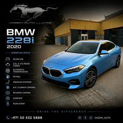 2020 BMW 228i Gran Coupe | American Specs | Low Mileage