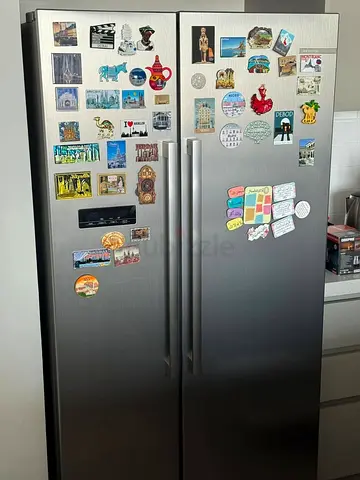 Samsung side-by-side stainless steel refrigerator — good condition