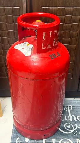 20.4kg Red LPG Gas Cylinder - Used