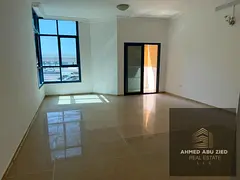 Largest two-bedroom apartment for annual rent in Al Khor Towers, Rashidiya 1, Ajman. Sea view, maid'