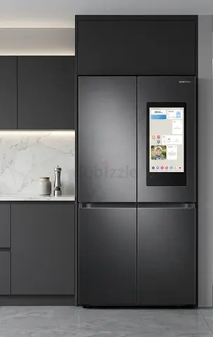 Samsung Latest Model French 5-Door Side-by-Side Fridge Freezer with LED Screen, Water Dispenser