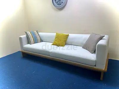 Like new condition crate&barrel three seater sofa