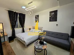 Luxury studio, second occupancy. Fully furnished studio apartment with an open kitchen and open view