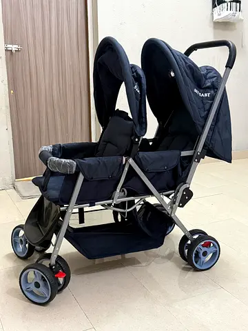 Double/Twin Stroller - sturdy, good condition