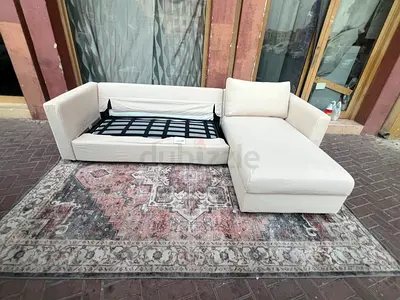 Ikea vimle L Shape Sofa Bed Beige