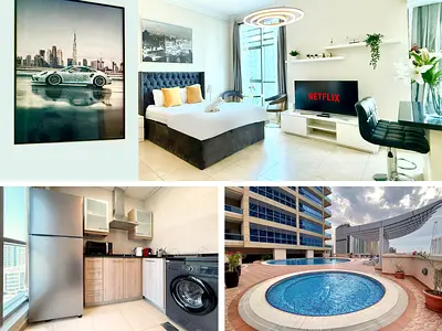 Studio in Dubai Marina near Sea & metro (No commission & all bills included)