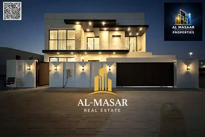 Corner villa in Al Rawda 1, including water, electricity, and air conditioning. Freehold ownership