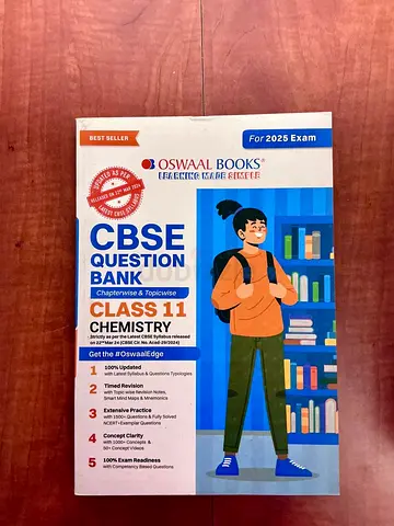 Oswaal CBSE Question Bank Class 11 Chemistry - Chapterwise & Topicwise
