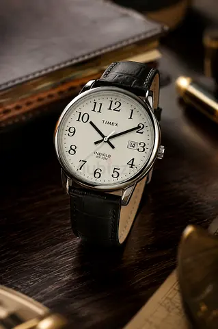 Timex Classic Ladies Leather Strap Watch with Date Slim Original