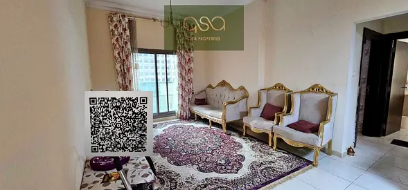 Fully furnished two bedroom apartment is available for rent in PLT B5 Emirates City, Ajman!