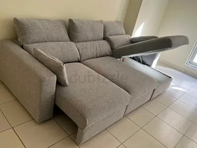 Excellent condition IKEA esklstuna lshape sofa bed with storage