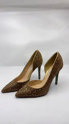 Steve Madden Gold Strass - Size 37