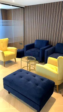 Modern Velvet Living Room Furniture Set – Excellent Condition