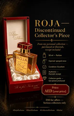 Roja Parfums Discontinued Collector's Piece 50ml - Almost New