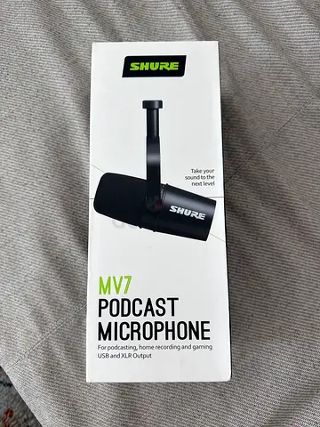Shure MV7 Podcast Mic - BRAND NEW UNUSED x2