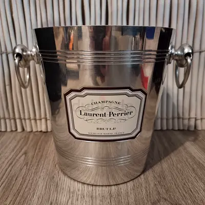 Authentic vintage French champagne ice bucket / cooler from the prestigious house Laurent-Perrier B