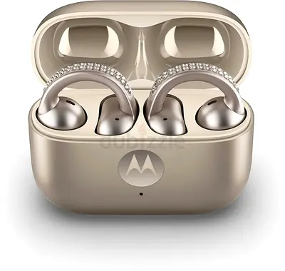 Motorola Buds Loop with Crystals by Swarovski, Sound by BOSE, PANTONE French Oak