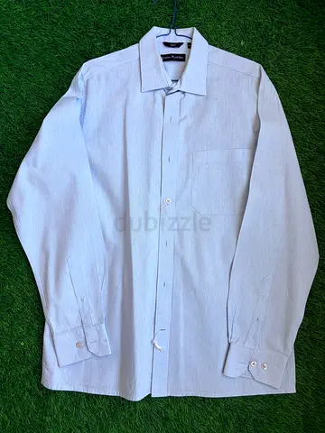 John Players Men's Shirt - Light Blue - Slim Fit - Size M