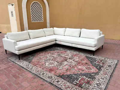 Stylish Modren West Elm Andes Corner Sofa Like new Condition
