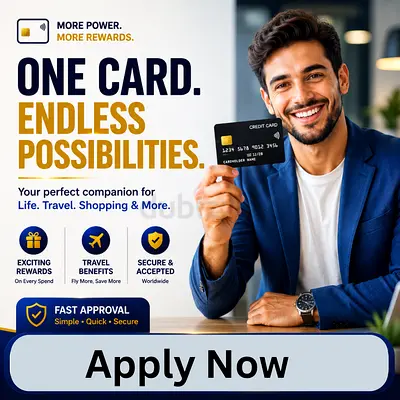 Free for Life Credit card | Salary 5000 AED | UAE