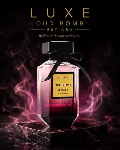Luxe Oud Bomb Estiara Eau de Parfum - 100ml (bottle shown)