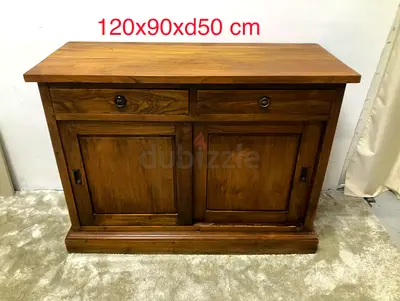solid wood rustic sideboard cabinet