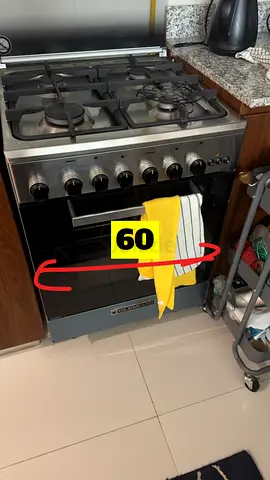 Glemgas 4 Burners Gas Cooker AL6611GI/FS Sliver
