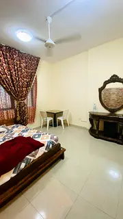 Malayali Muslim Family only-Master bed-Attached washroom available in Al bustan, near Bustation