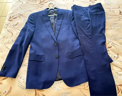 Sacoor Brothers Suit - Royal Blue - Tailored Fit Size 50