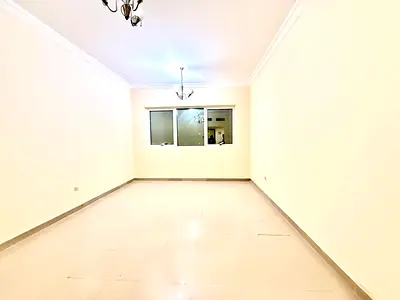Luxury 2bhk with 3 washroom parking gym pool free with Separat hall front of al nahda park rent 50k 6cheque payment