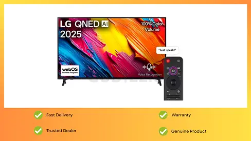 LG Tv 65 Inch QNED 4k Smart Tv Ai And Magic Remote 2025 Brand New with 1 Year warranty