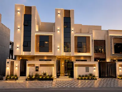 فيلا نيومودرن مع حديقة للبيع تملك حر تصمييم فلل دبى بجوارالخدمات على شارع311 مباشر شامل رسوم التسجيل والتمليك تقسيط شهرى.