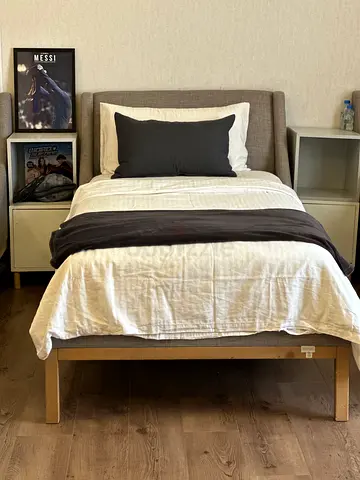 Crate & Barrel Kids Bed with Mattress
